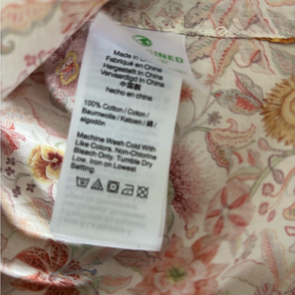 J. Crew Classic Liberty Garden of Life Button down
Size 0 - Picture 4 of 7